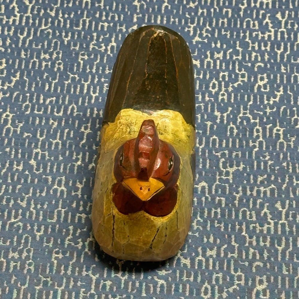 Vintage Folk Art Rustic European Farmhouse Rooster